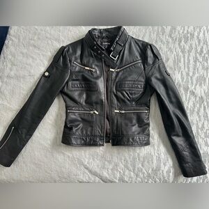 Bebe leather jacket